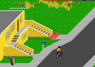 Скриншот игры Paperboy 2